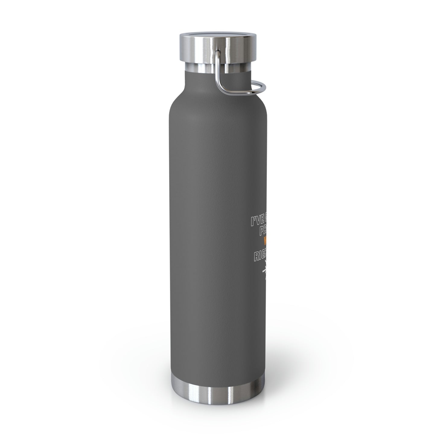 BTC Proof Right Here 22oz Vacuum Insulated Bottle #1
