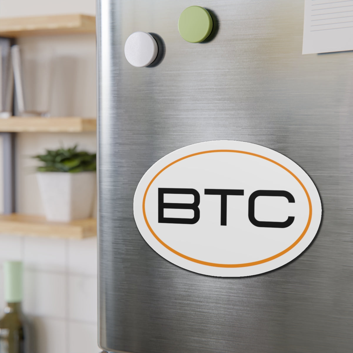 BTC Oval #1 Magnet