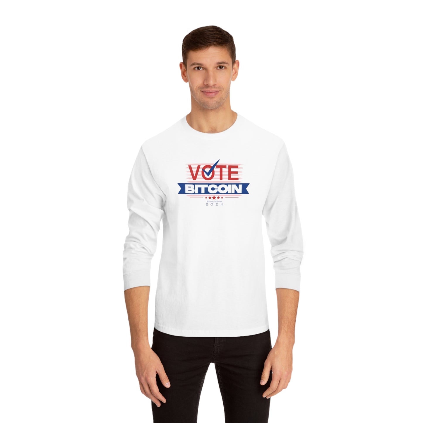 Vote Bitcoin Long Sleeve T-Shirt