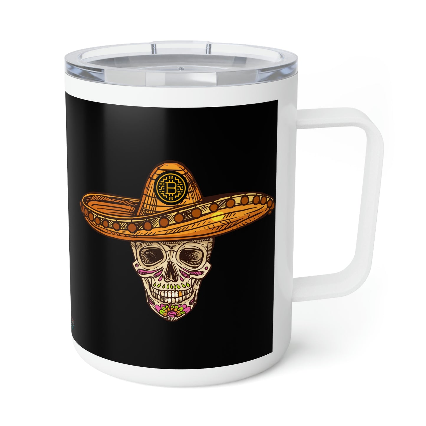 Día de los Muertos BTC 10oz Insulated Coffee Mug, Veinticuatro