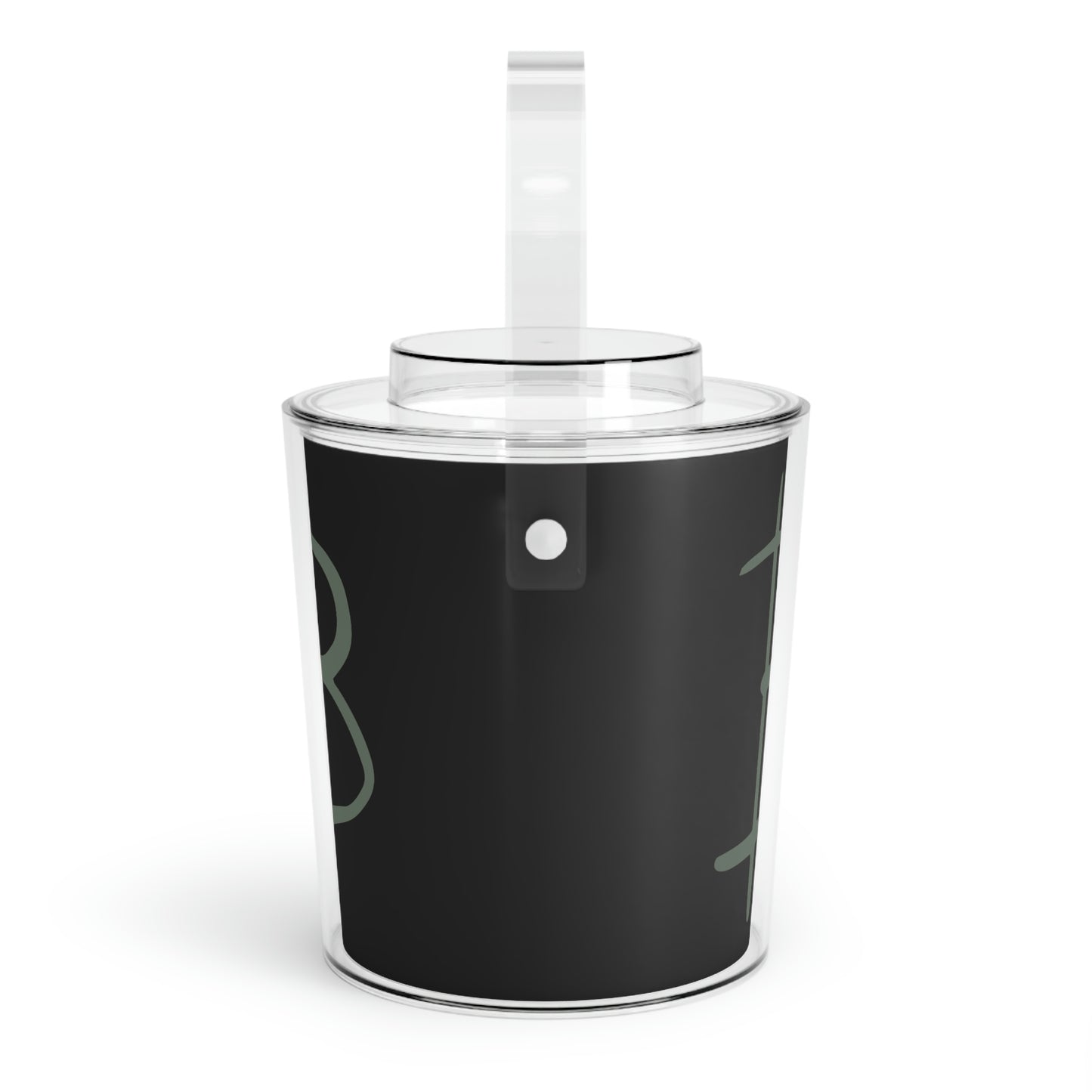Bitcoin Ice Bucket with Tongs, BTC8