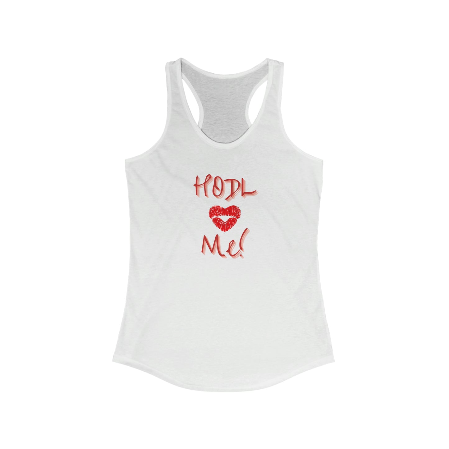 Bitcoin LYFE HODL Me Racerback Tank