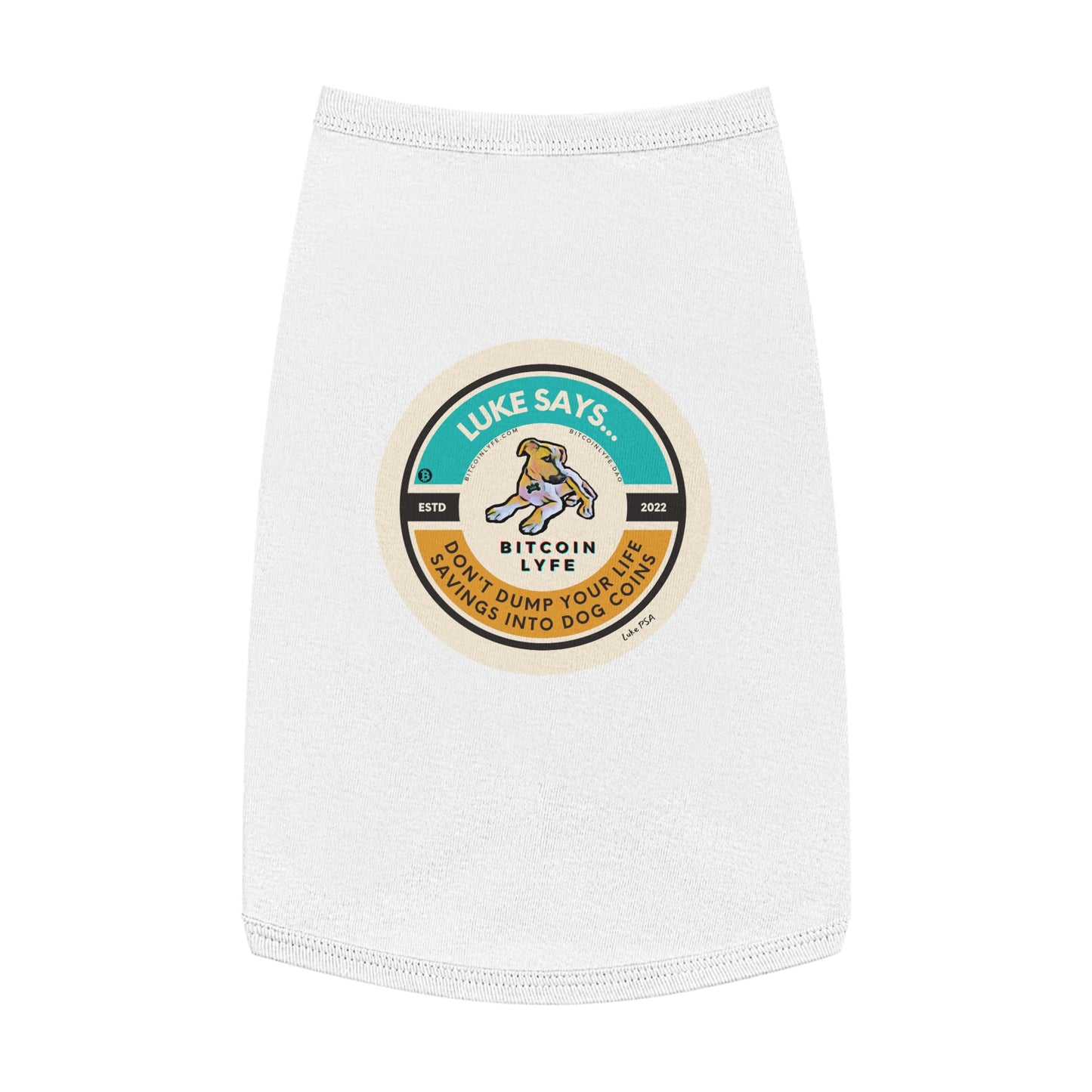 Luke PSA, Dog Coins Pet Tank Top