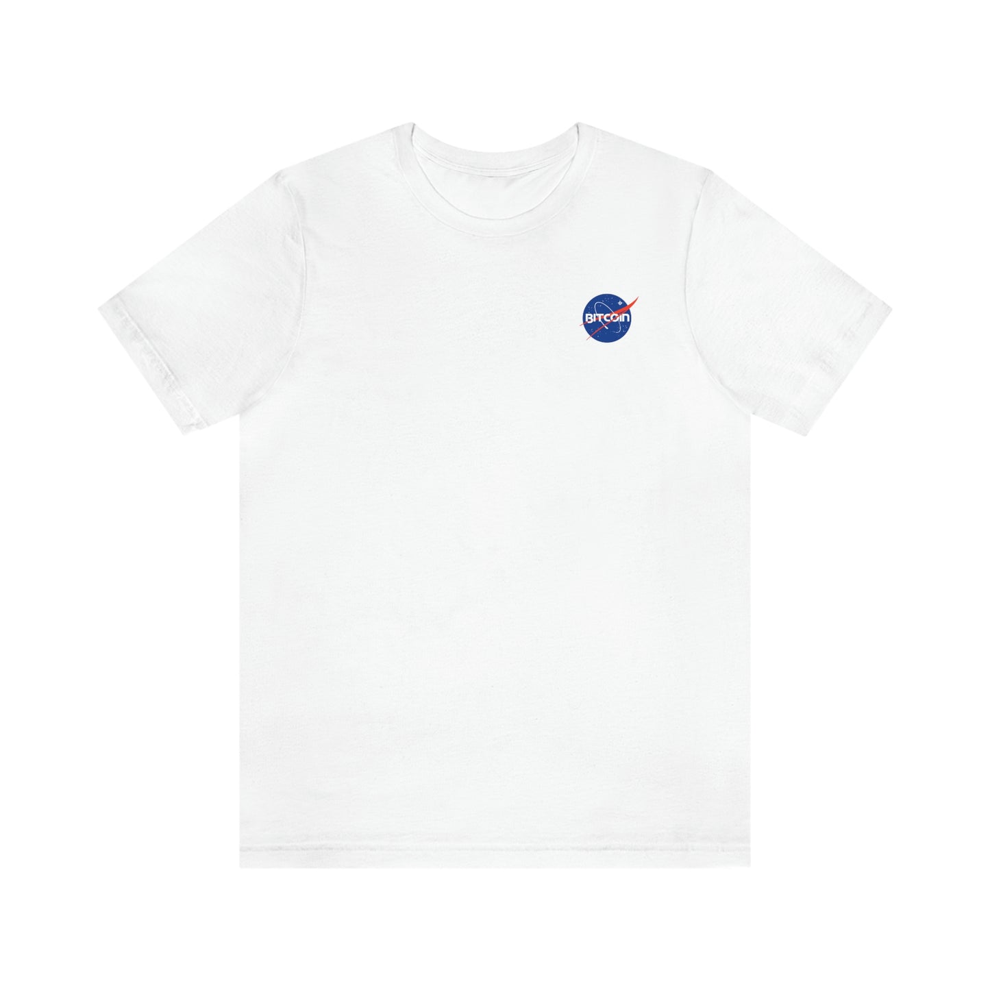 B in Space1 Short Sleeve T-Shirt (Upper Left Subtle)