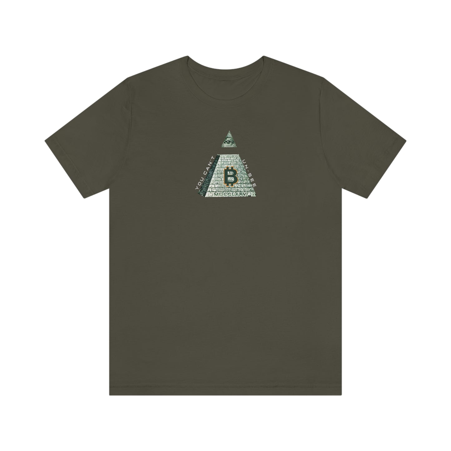 Bitcoin LYFE Can't Unsee T-Shirt