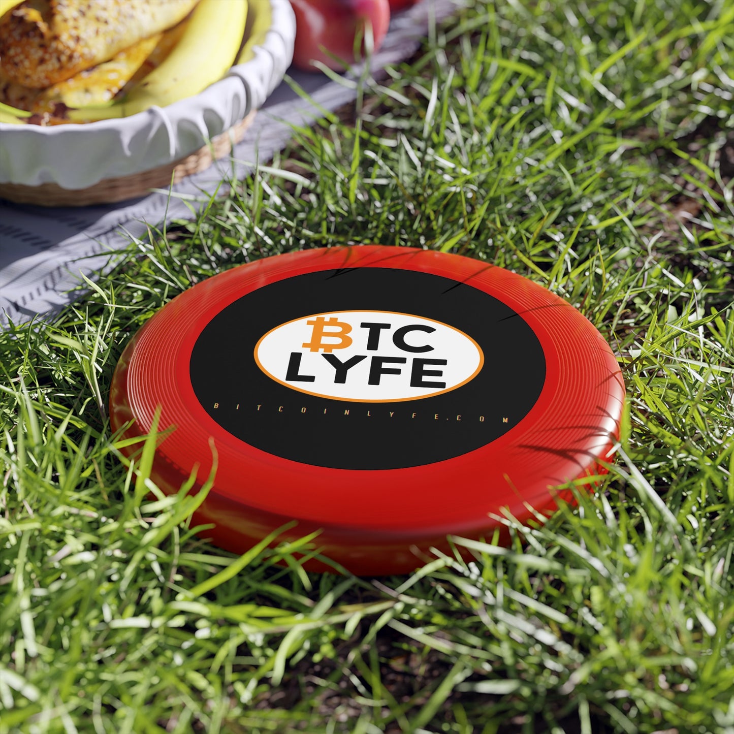 Bitcoin LYFE (Oval) Wham-O Frisbee