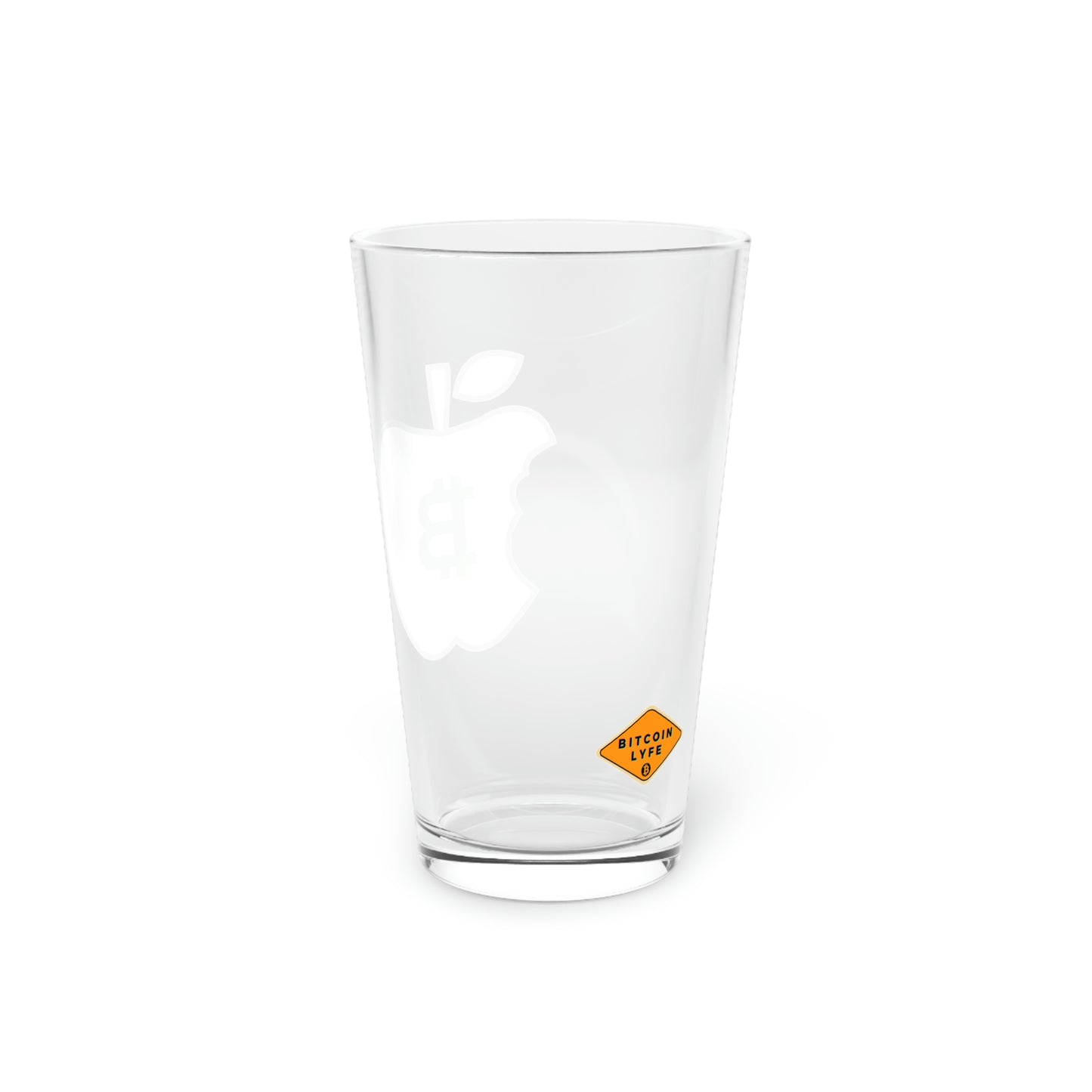 The B Apple Pint Glass