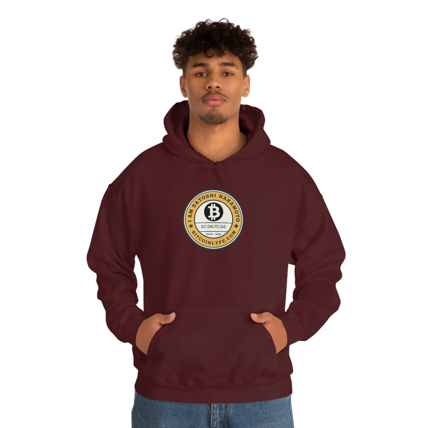 I am Satoshi Hooded Sweatshirt - Six