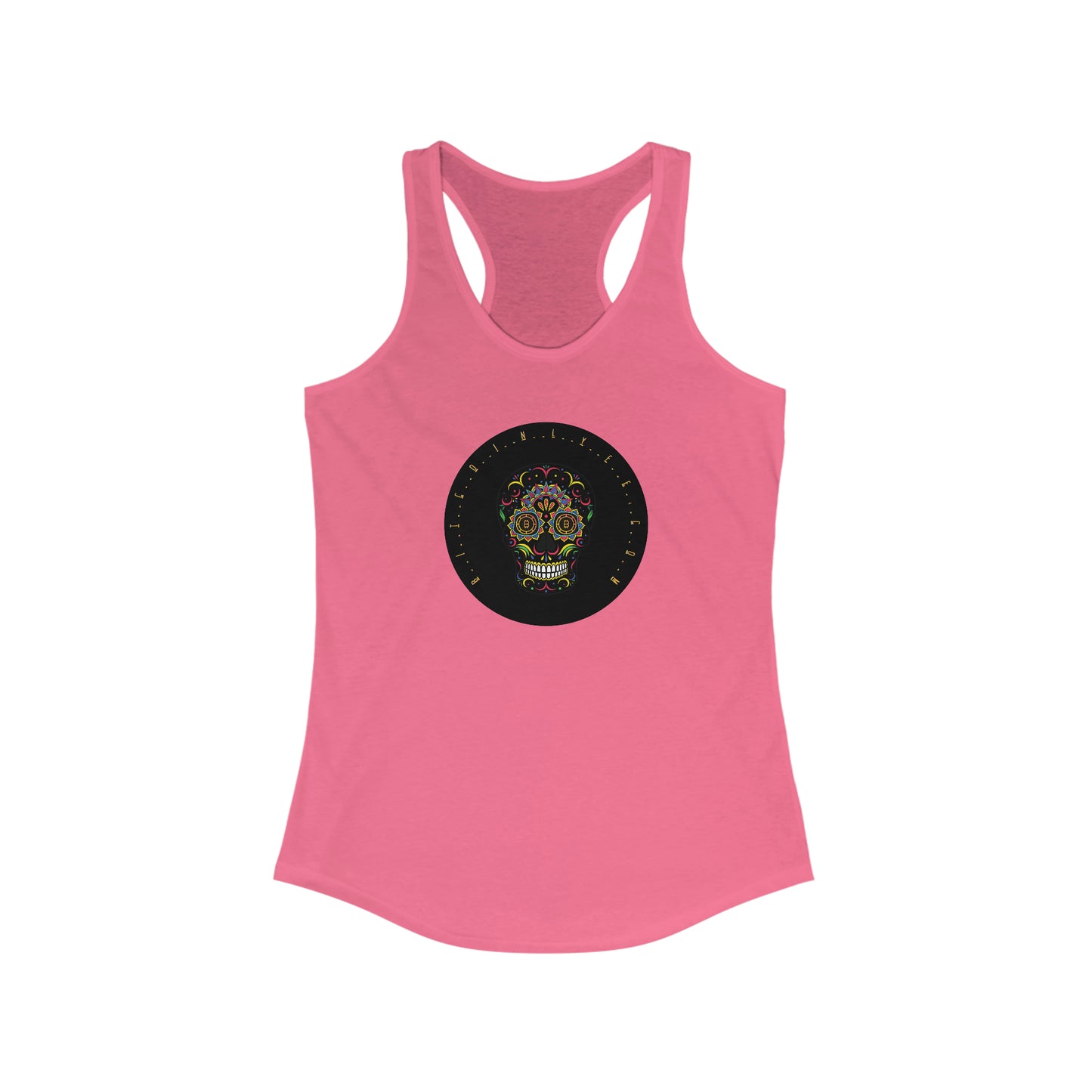 Día de los Muertos BTC Women's Racerback Tank, Catorce