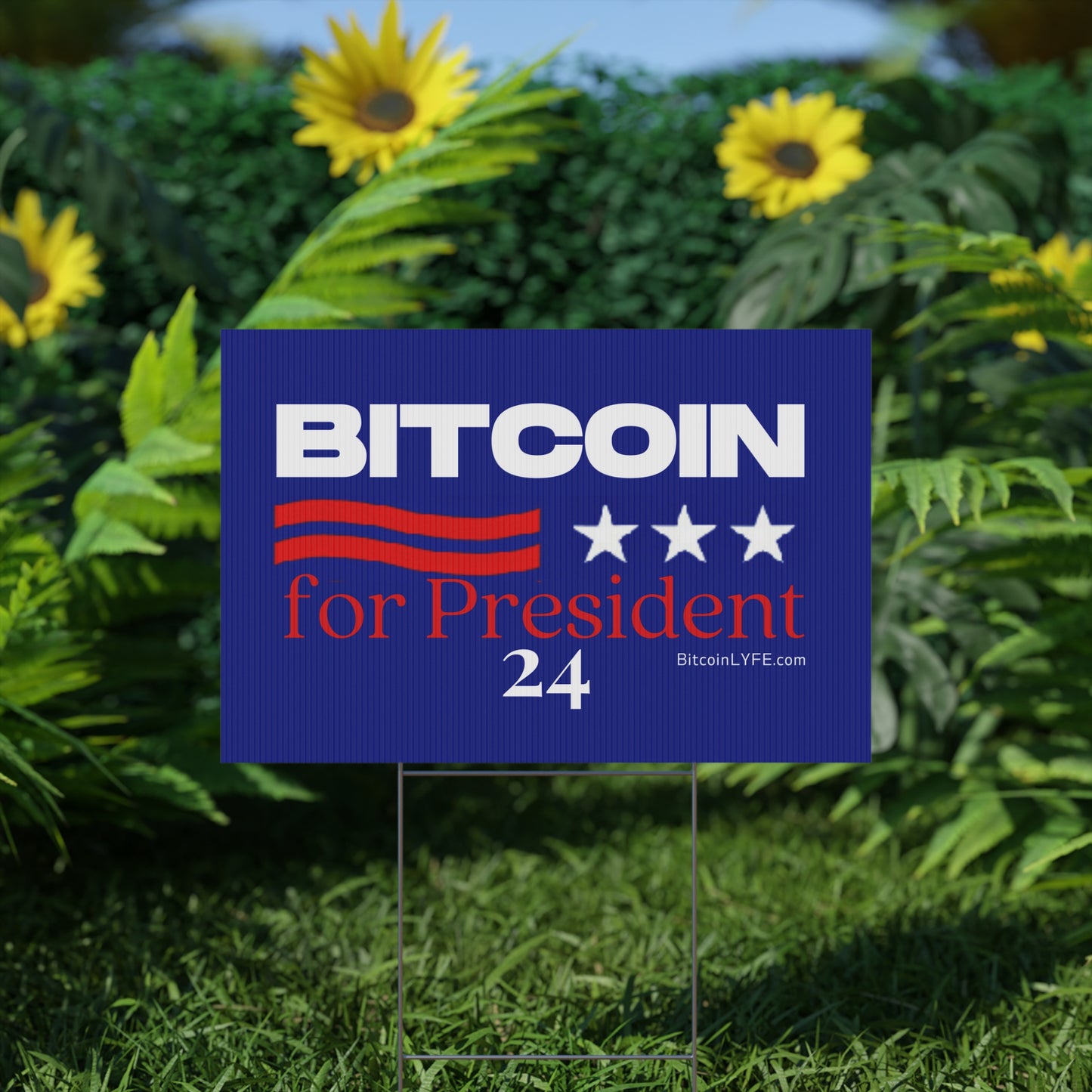 Vote - Bitbush Plastic Yard Sign
