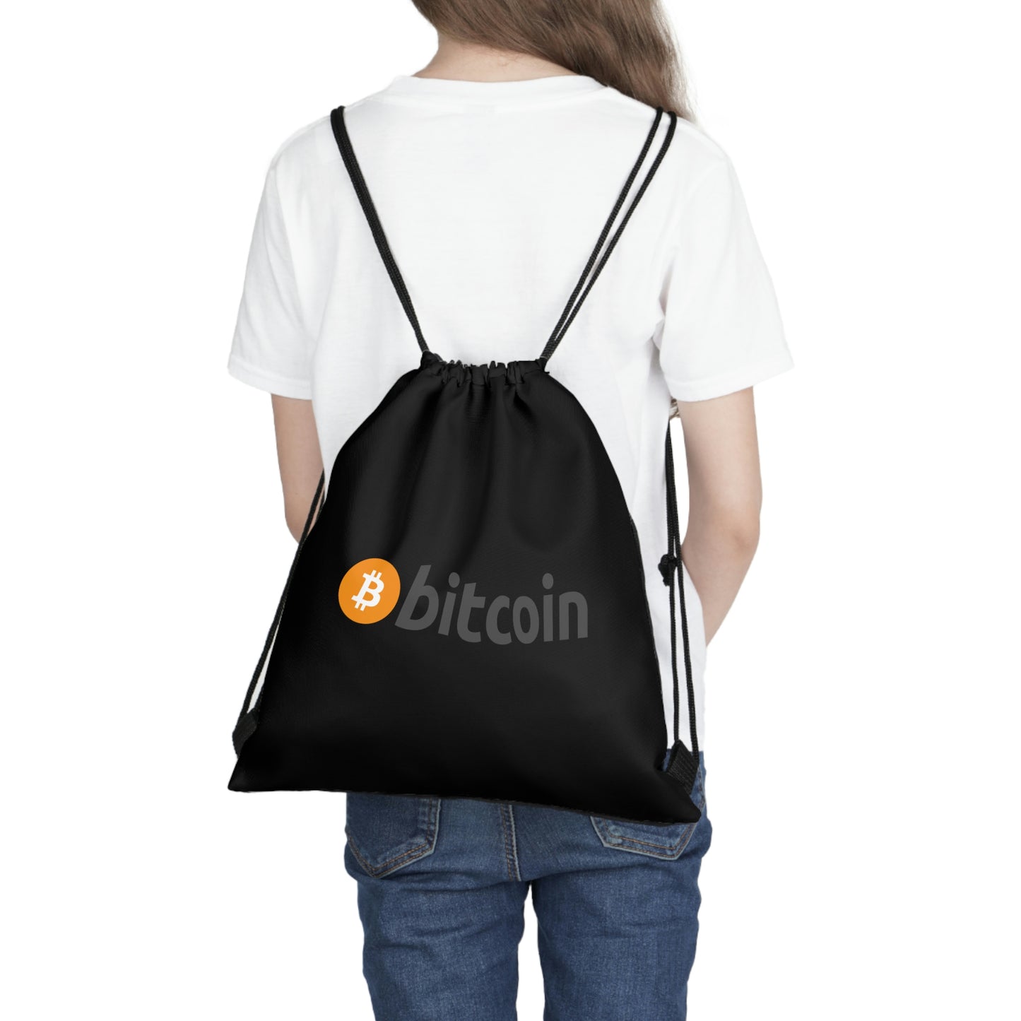 Bitcoin Outdoor Drawstring Bag, BTC1