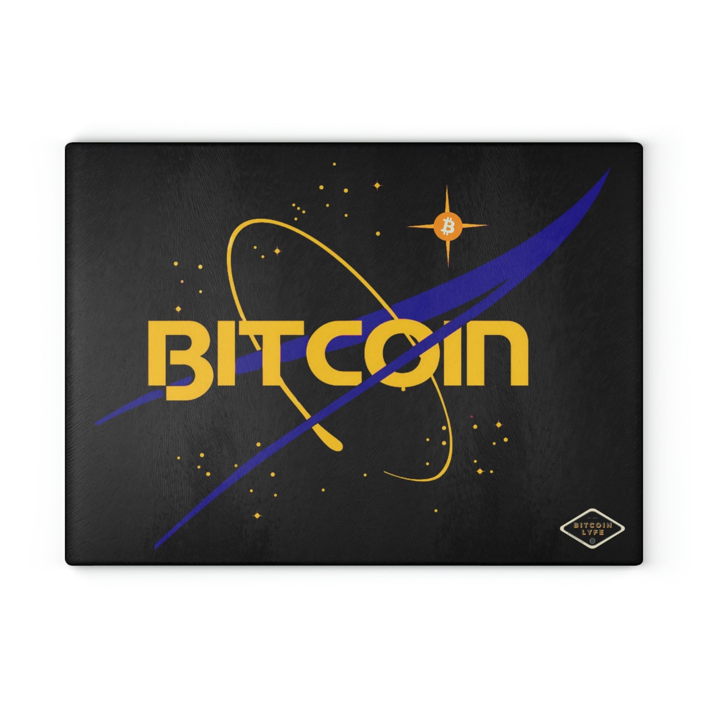 B in Space2 Glass Cutting Board