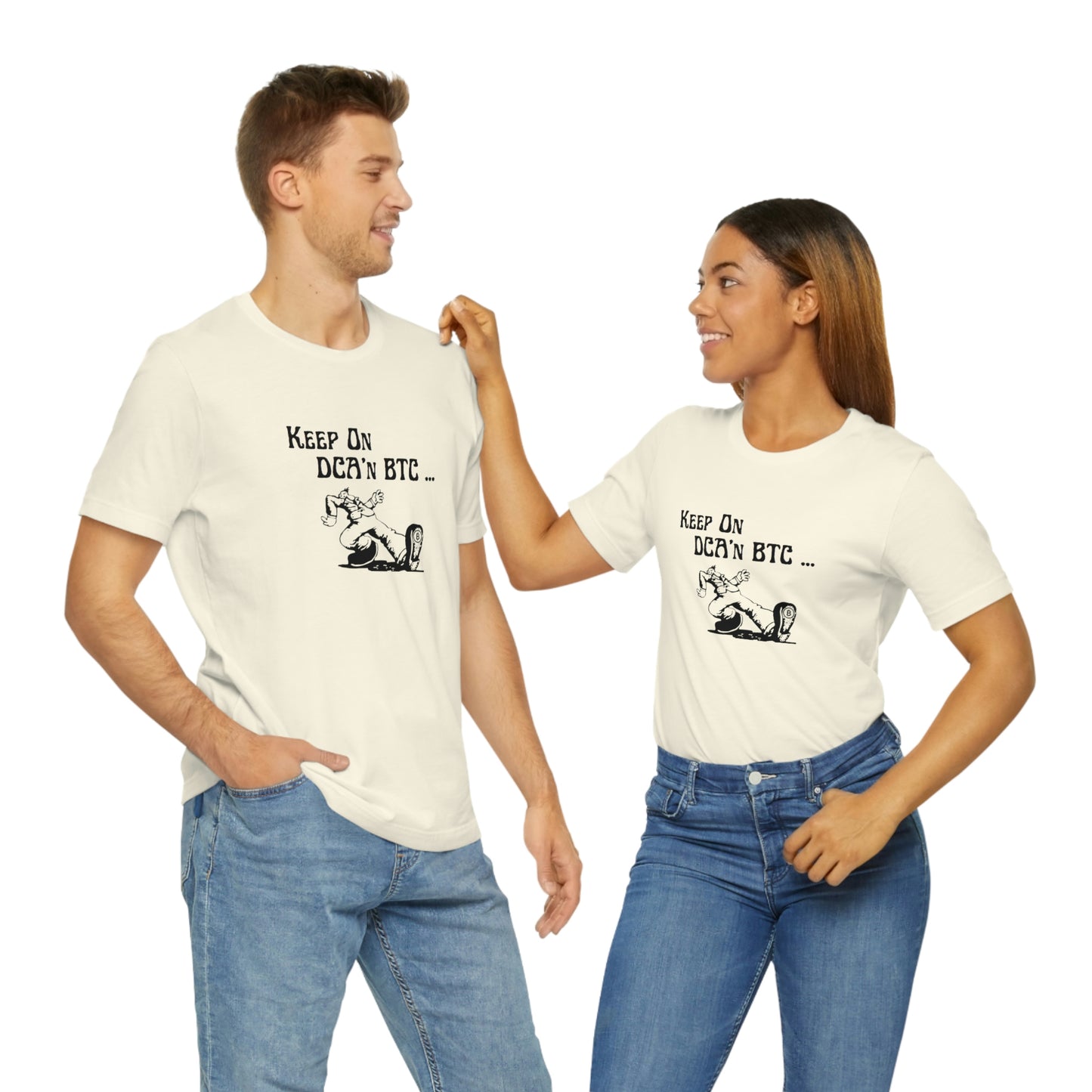 Keep On DCA'n BTC T-Shirt, Light