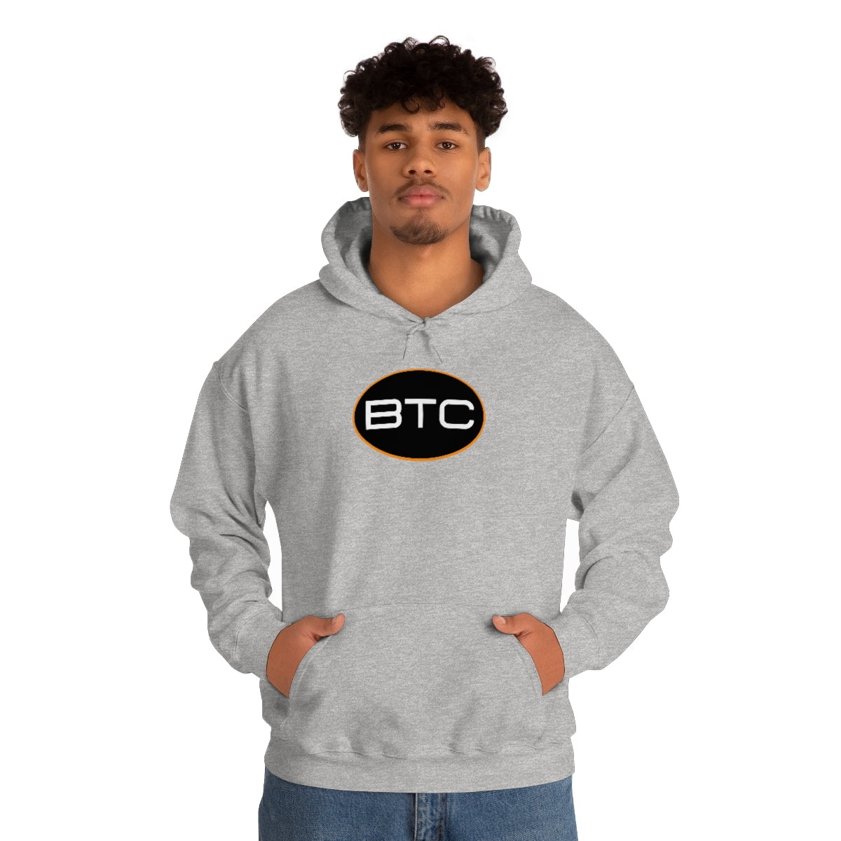 Bitcoin Oval #1 Hoodie, Blackout Version
