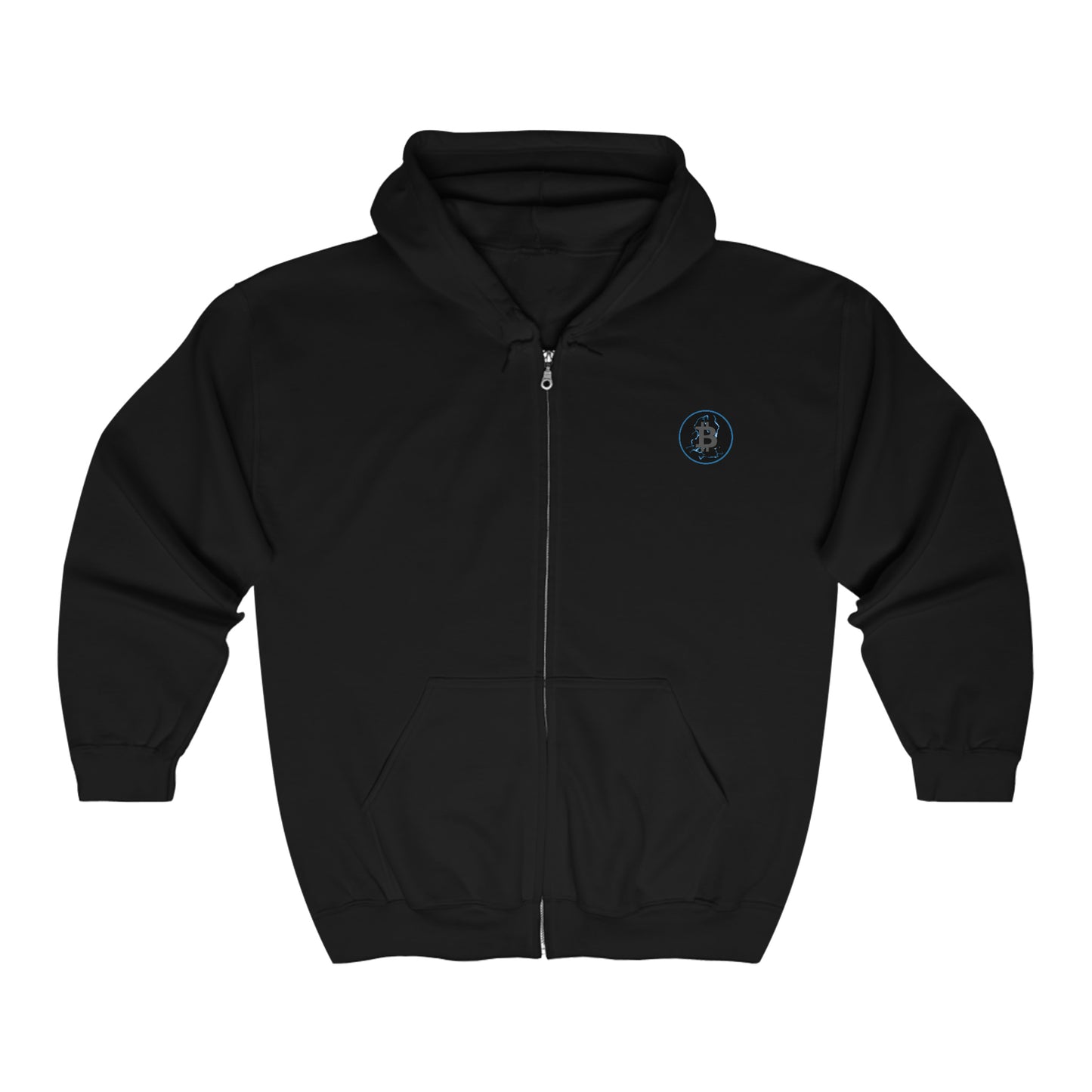 B Charged Heavy Blend™ Full Zip Hooded Sweatshirt