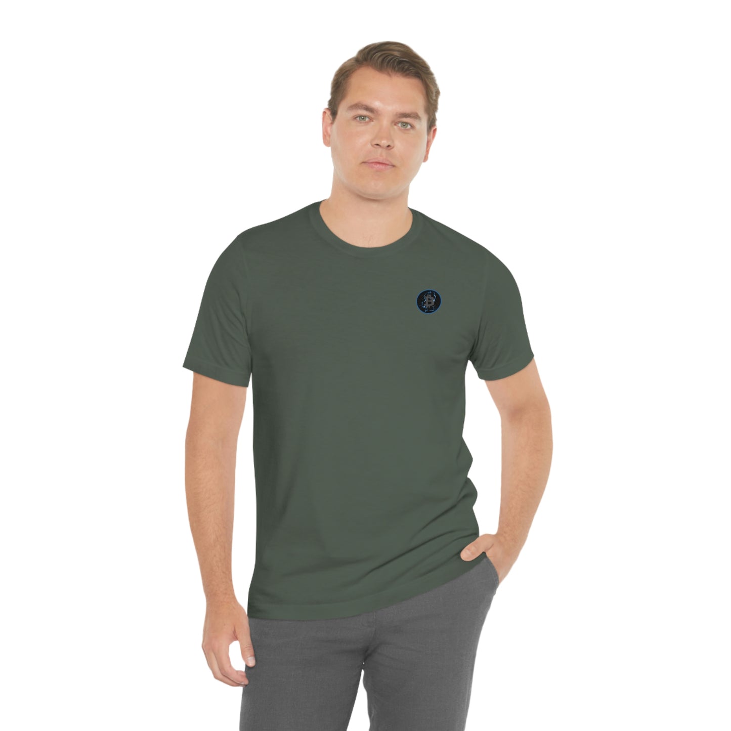 B Charged Short Sleeve T-Shirt (Upper Left Subtle)