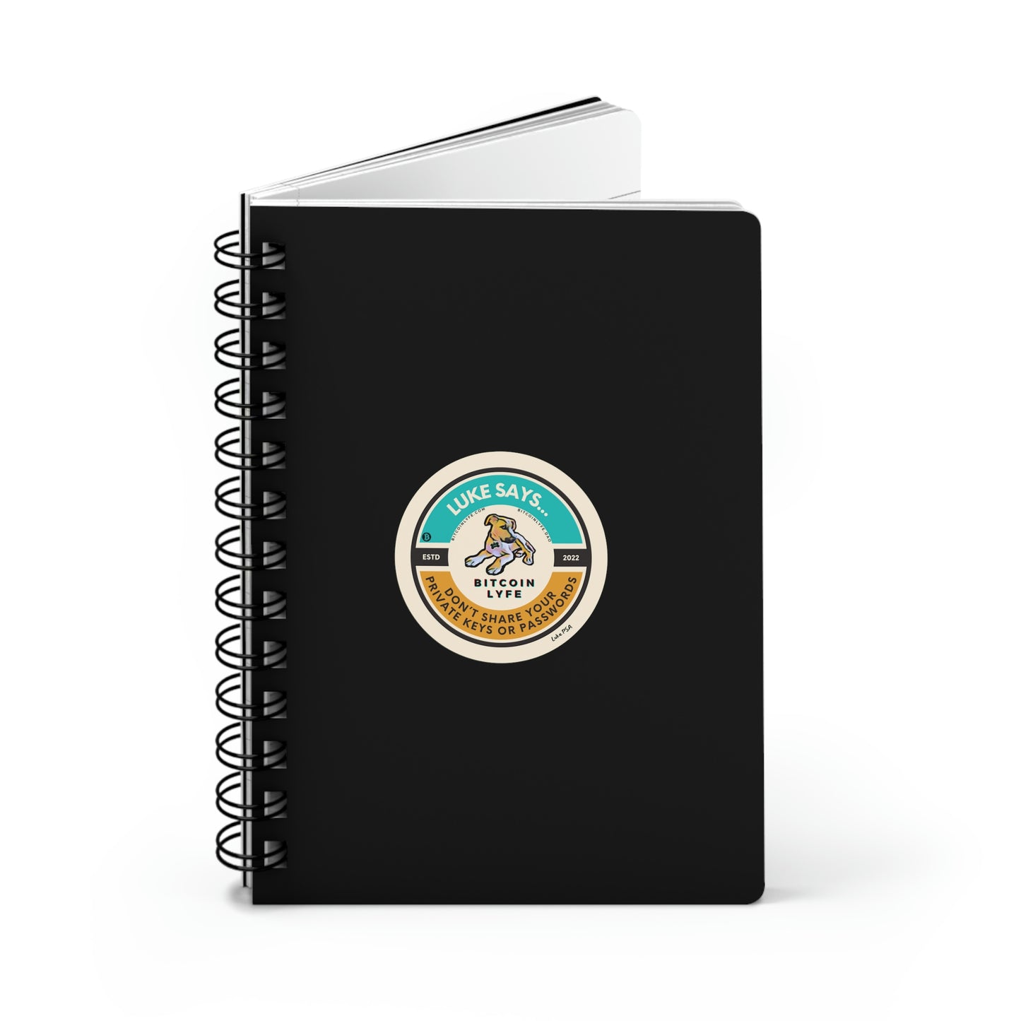Luke PSA Spiral Bound Journal, Don't Share