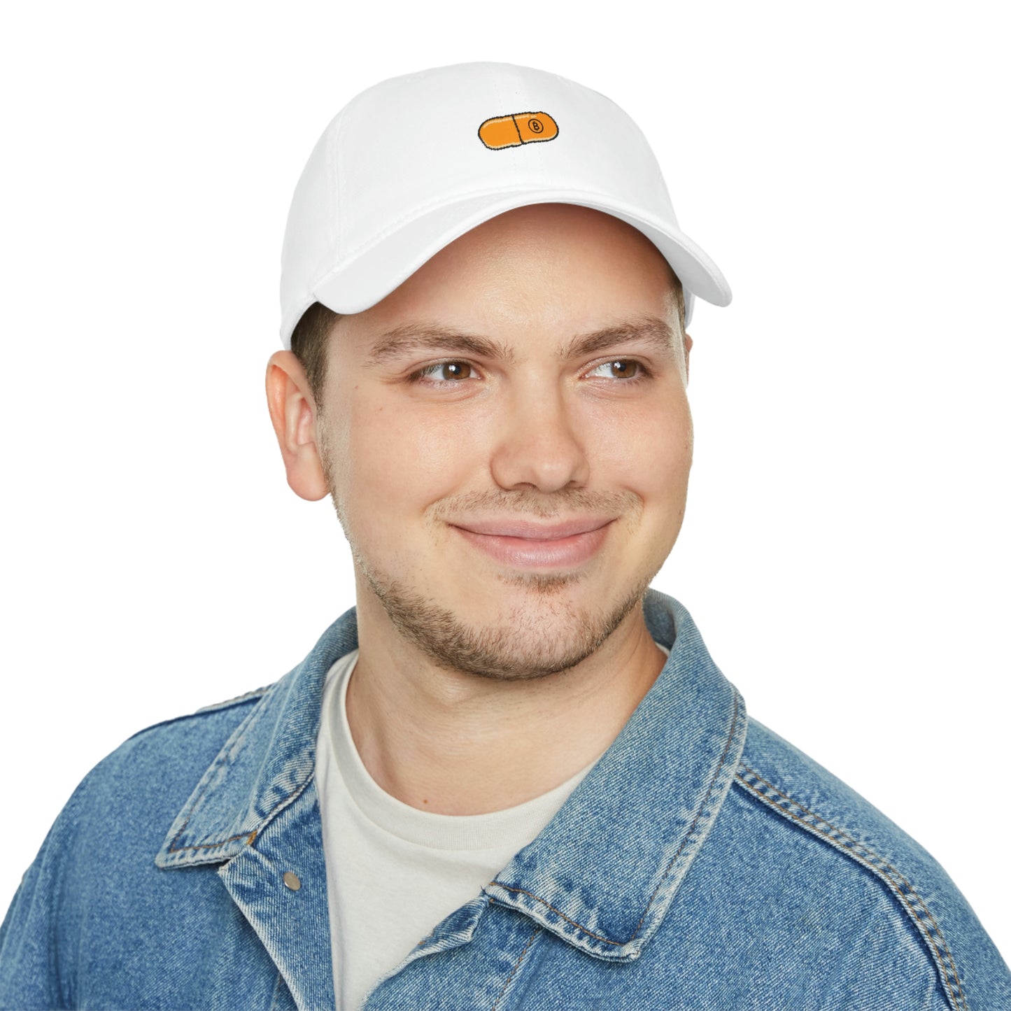 Orange Pill #2 Low Profile Baseball Cap