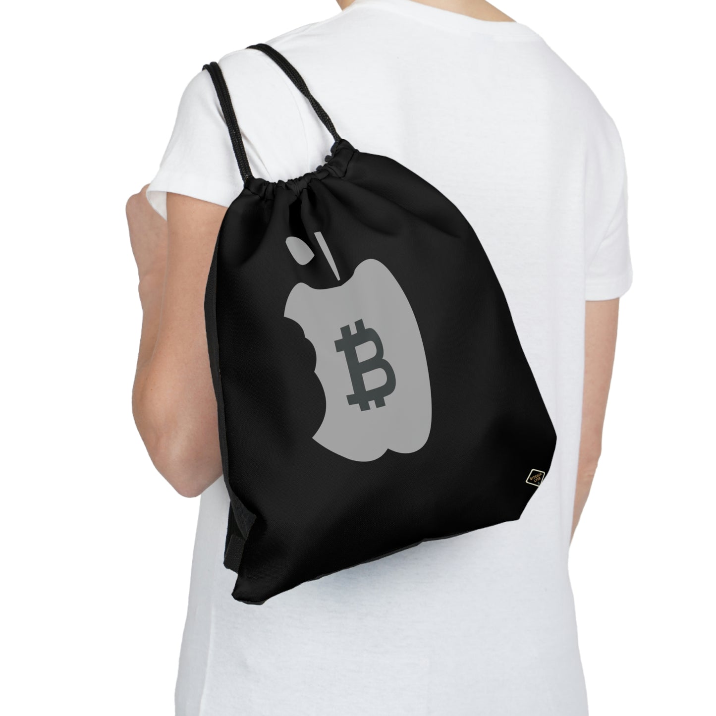 The B Apple Outdoor Drawstring Bag