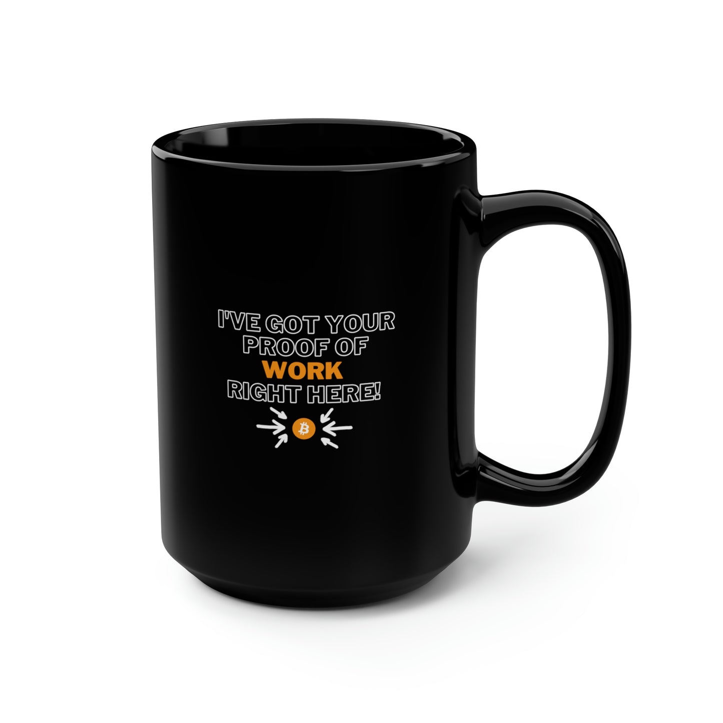 BTC Proof Right Here Mug #1