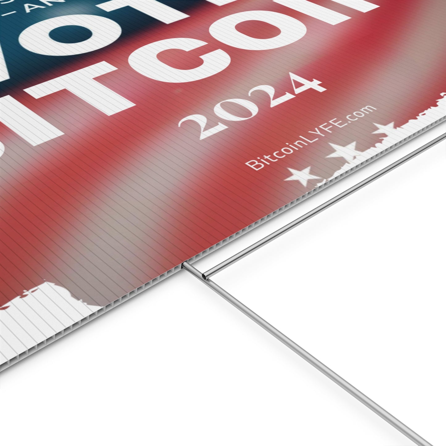 Vote - Responsibility Plastic Yard Sign