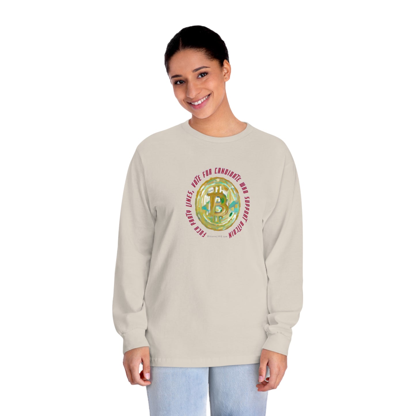 Vote - F*ck Party Lines Long Sleeve T-Shirt