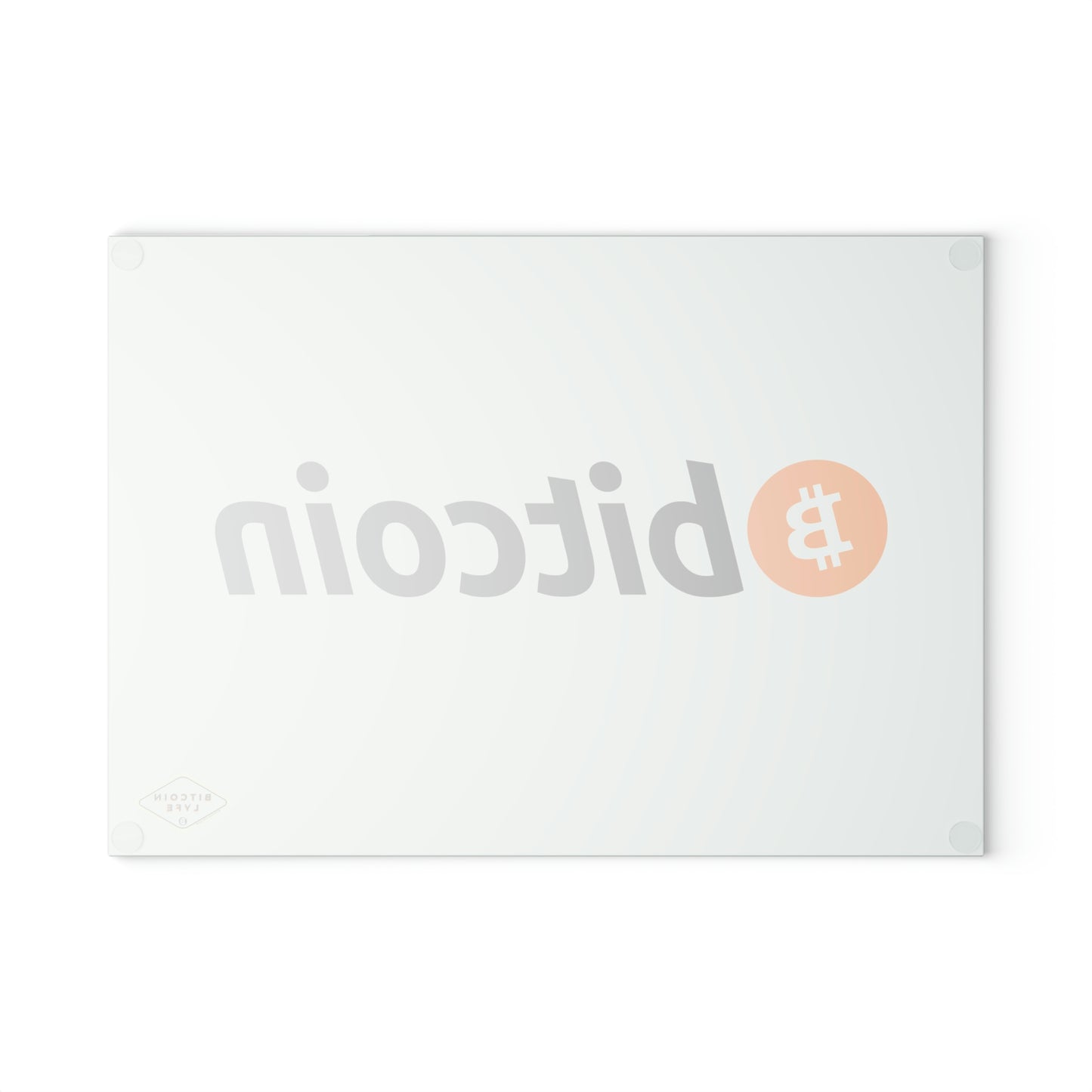 Bitcoin Glass Cutting Board, BTC1