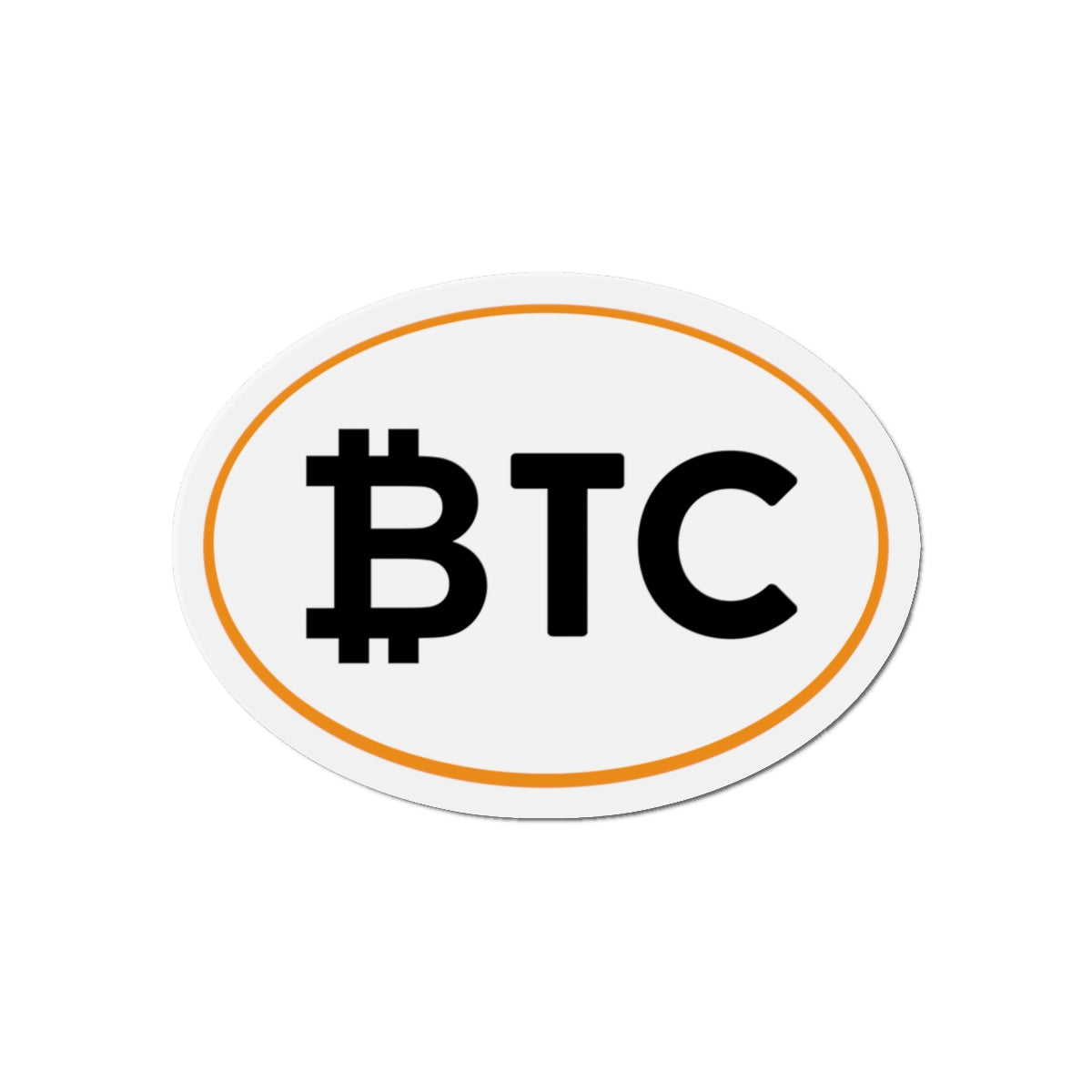 BTC Oval #4 Magnet
