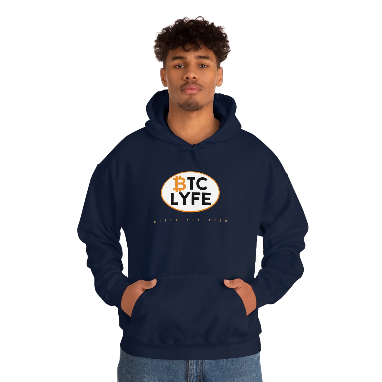Bitcoin LYFE (Oval) Hoodie