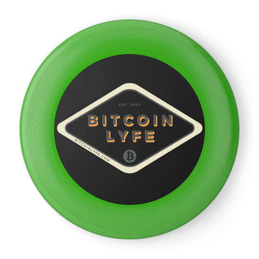Bitcoin LYFE (Transparent) Wham-O Frisbee