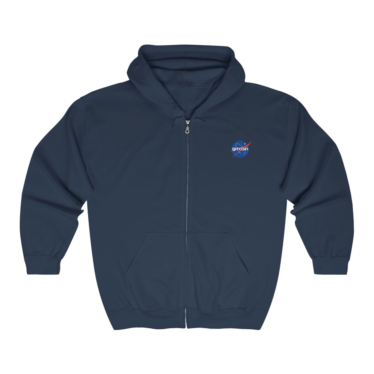 B in Space1 Heavy Blend™ Full Zip Hooded Sweatshirt
