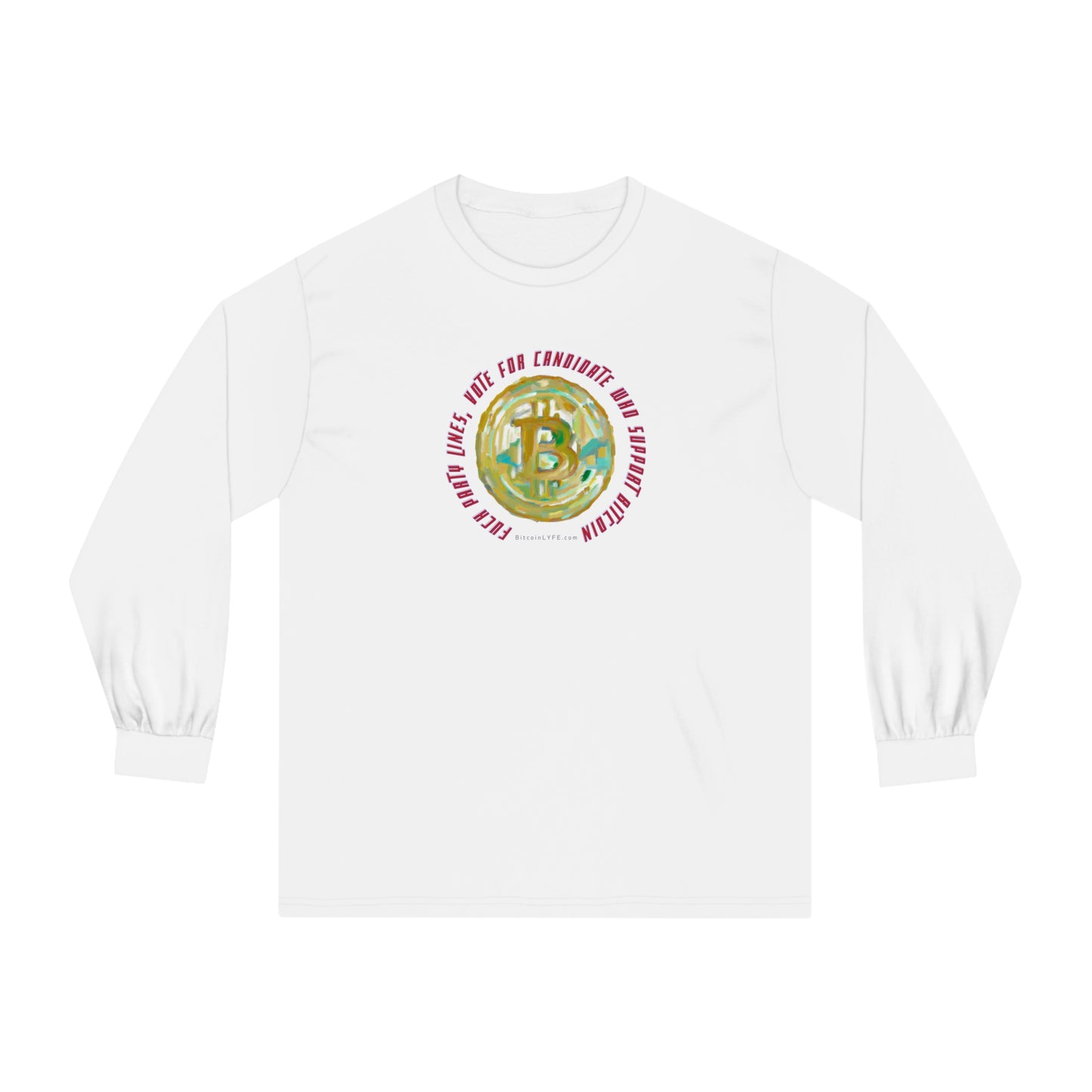 Vote - F*ck Party Lines Long Sleeve T-Shirt