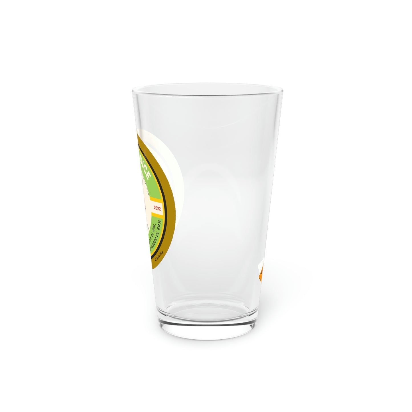 El Gallo PSA Pint Glass, Cero