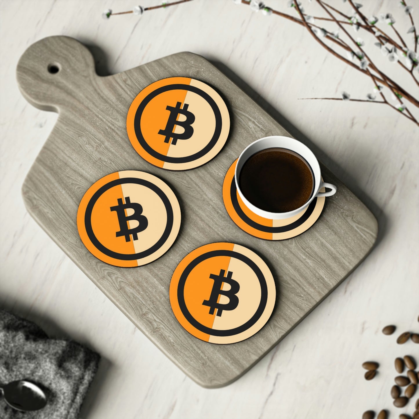 Dual B4 Coasters