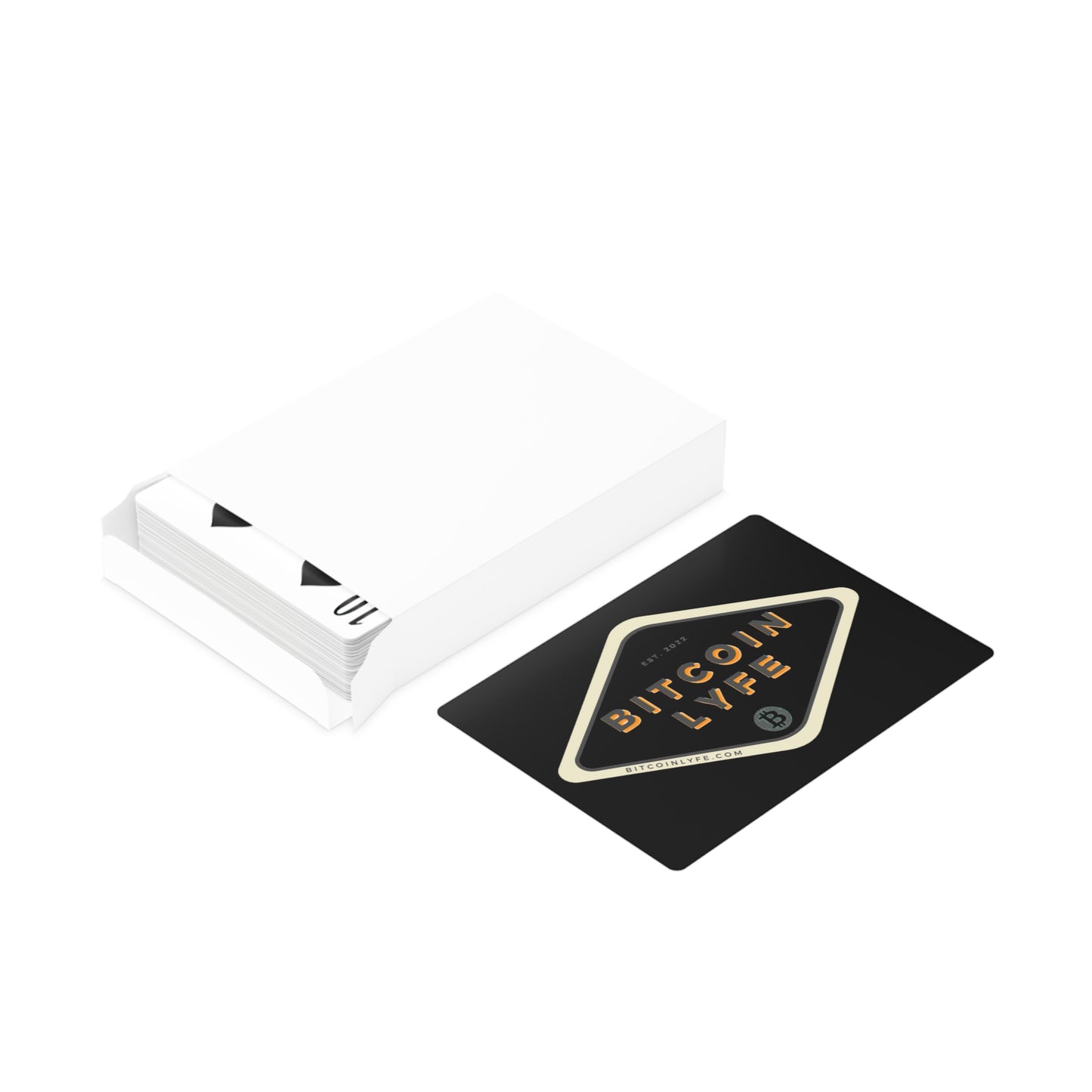 Bitcoin LYFE (Transparent) Poker Cards