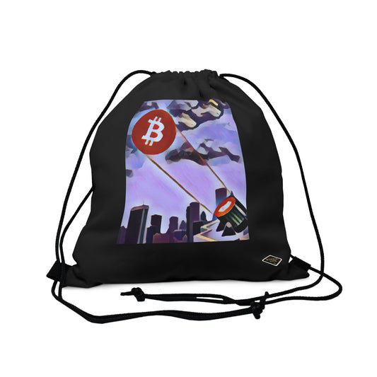 The B Signal Outdoor Drawstring Bag