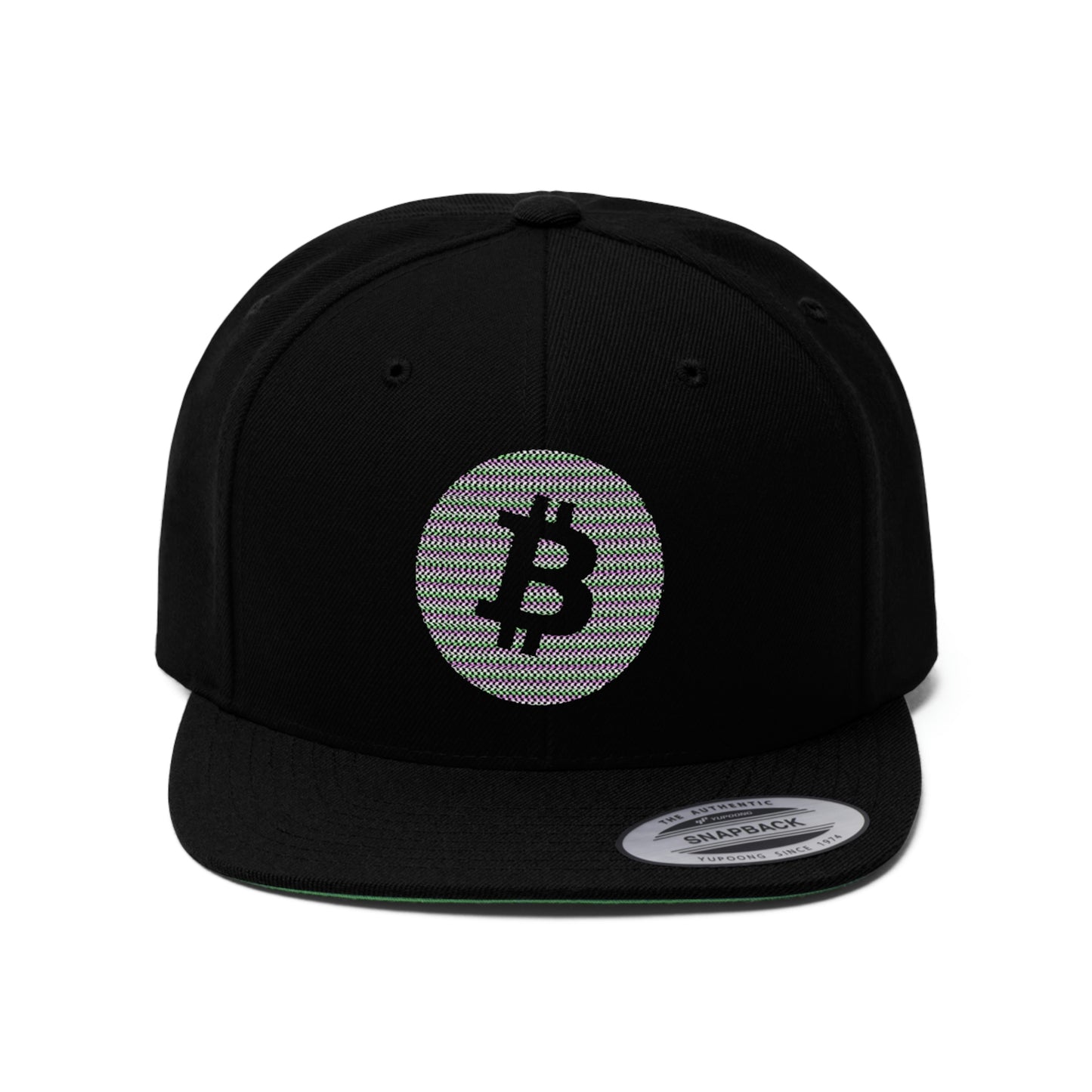 BTC6 Bitcoin Flat Bill Hat, Four Colors