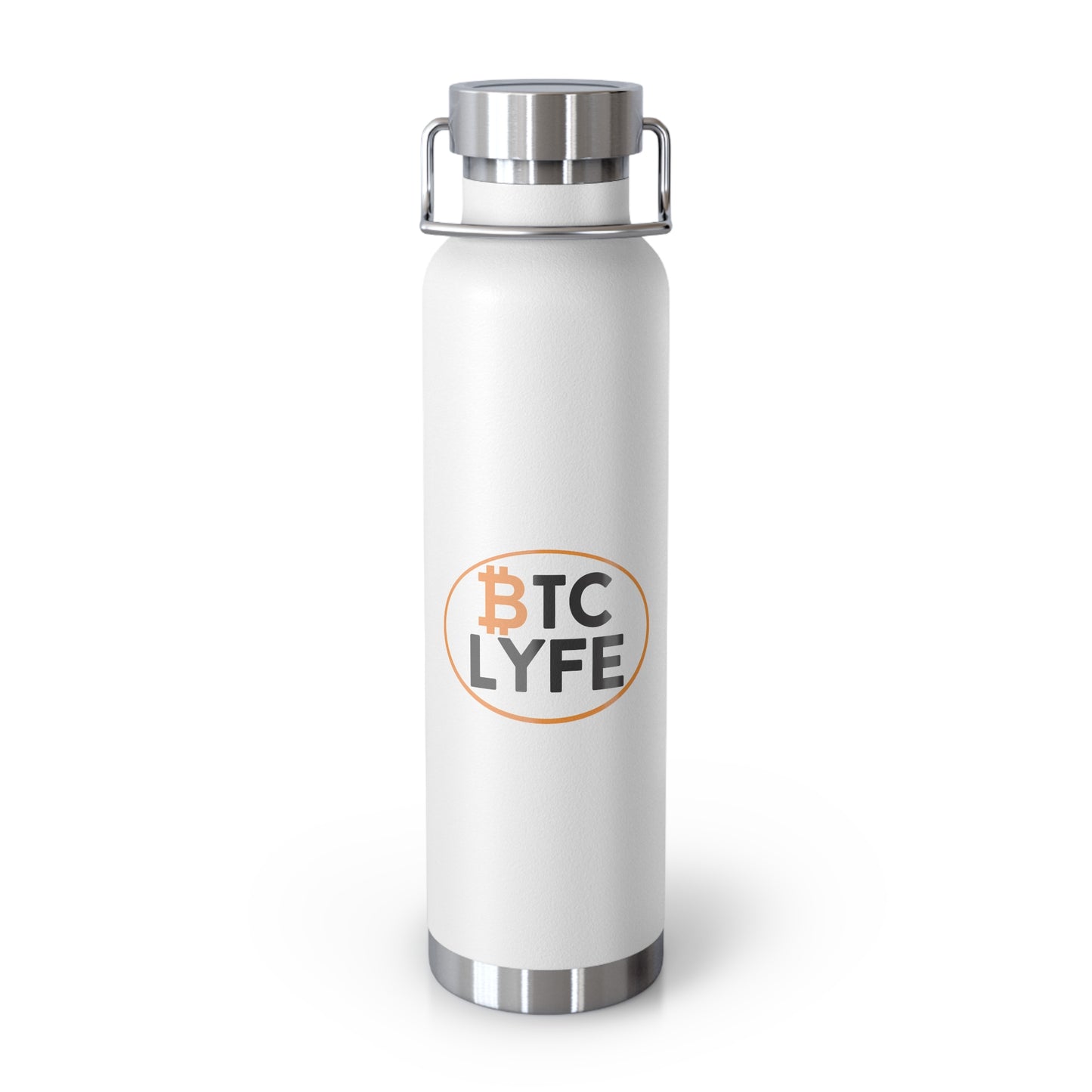 Bitcoin LYFE (Oval) 22oz Vacuum Insulated Bottle