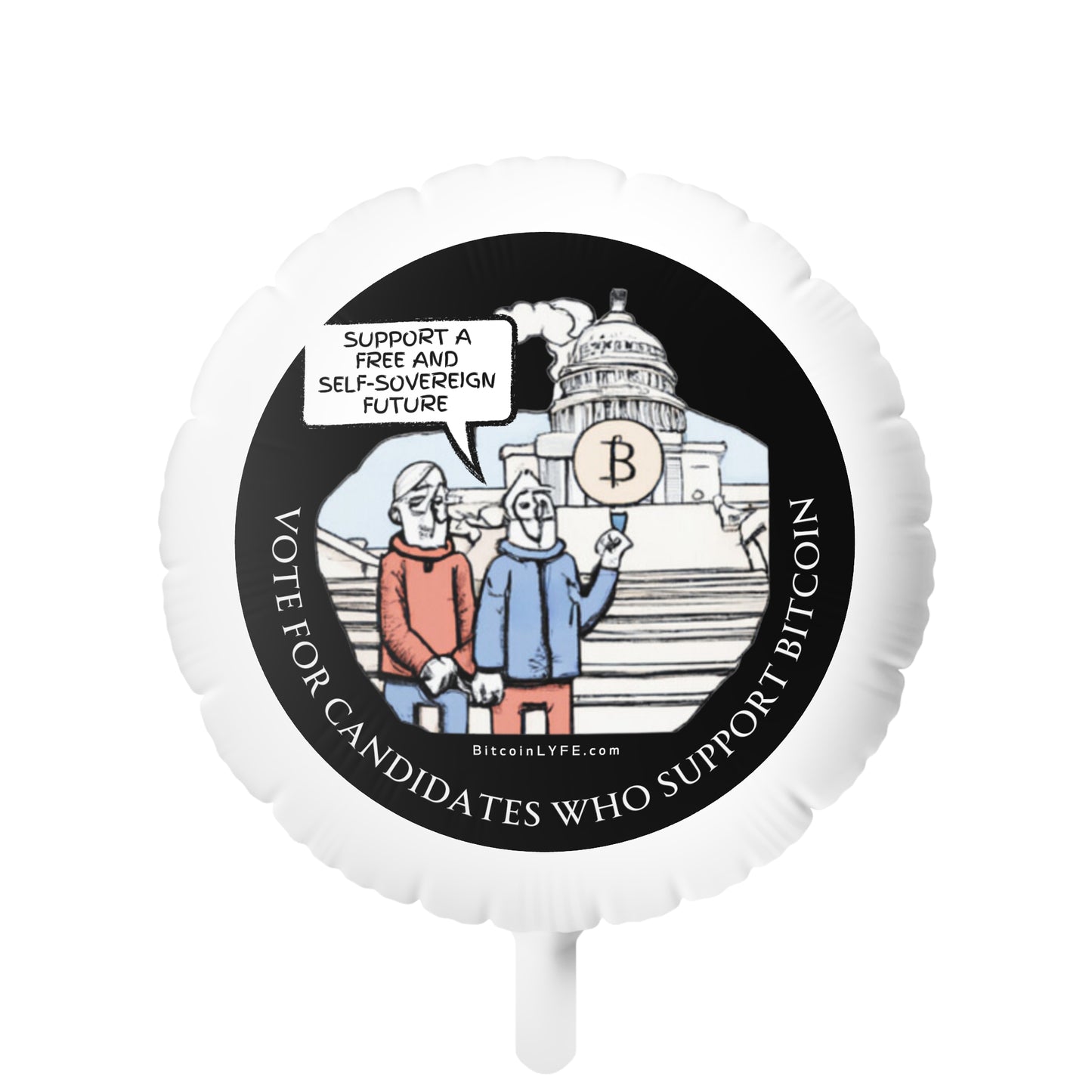Vote - Candidates Mylar Helium Balloon, 22"