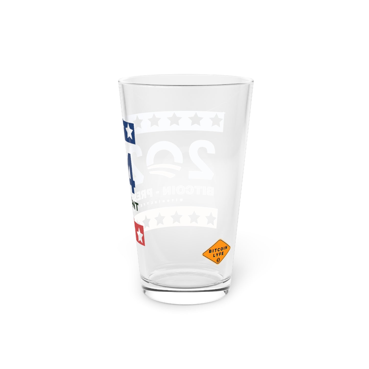 Vote - Biten Pint Glass