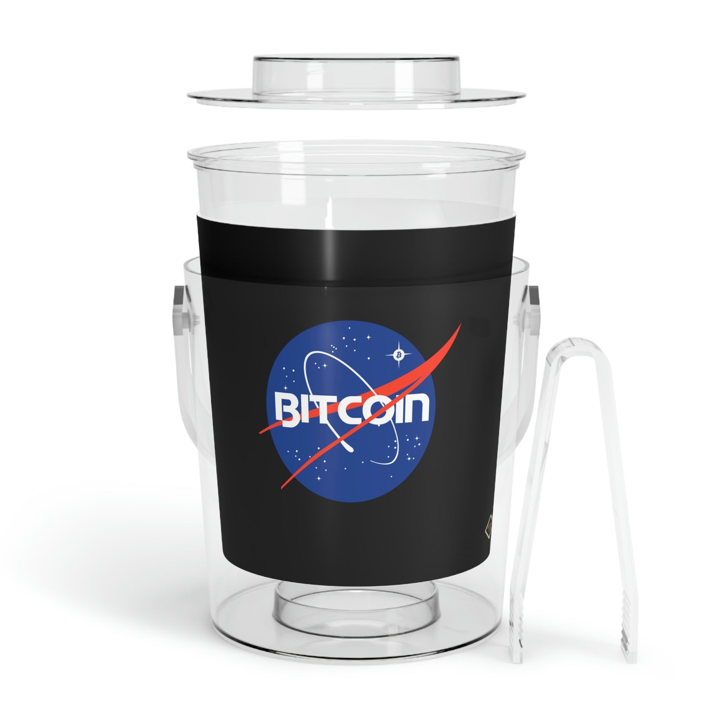 B in Space1 Ice Bucket with Tongs