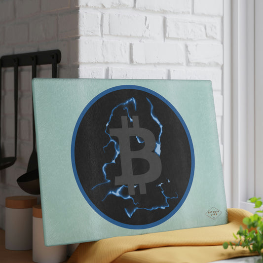 B Charged Glass Cutting Board