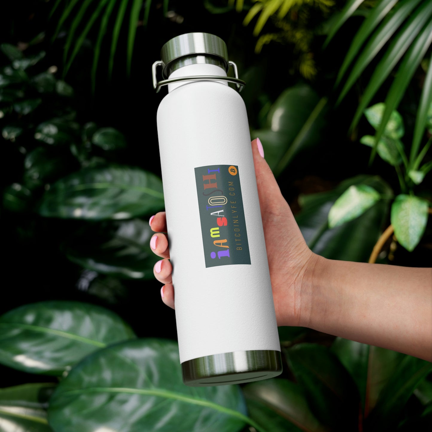 I Am Satoshi 22oz Vacuum Insulated Bottle - Three