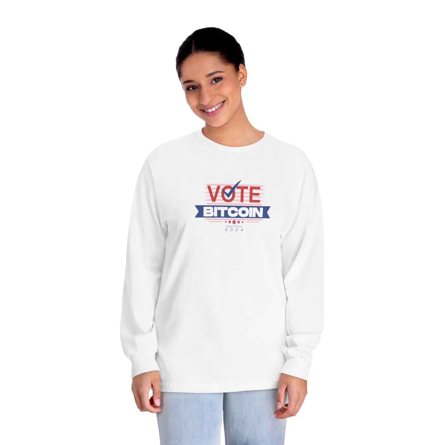Vote Bitcoin Long Sleeve T-Shirt
