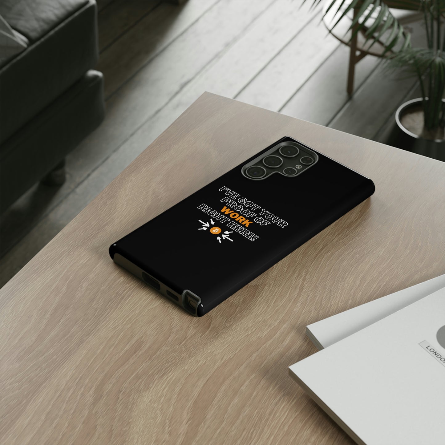 Tough Phone Case - BTC Proof Right Here #1
