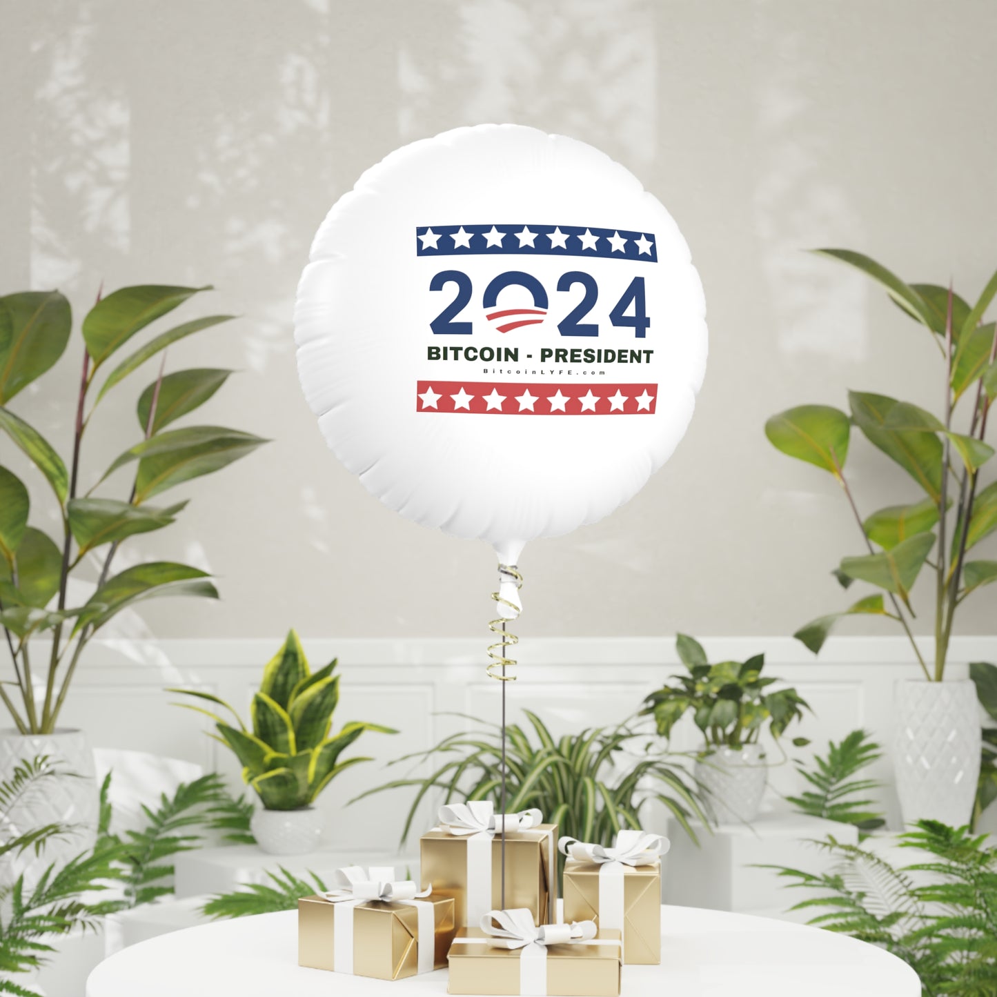 Vote - Biten Mylar Helium Balloon, 22"