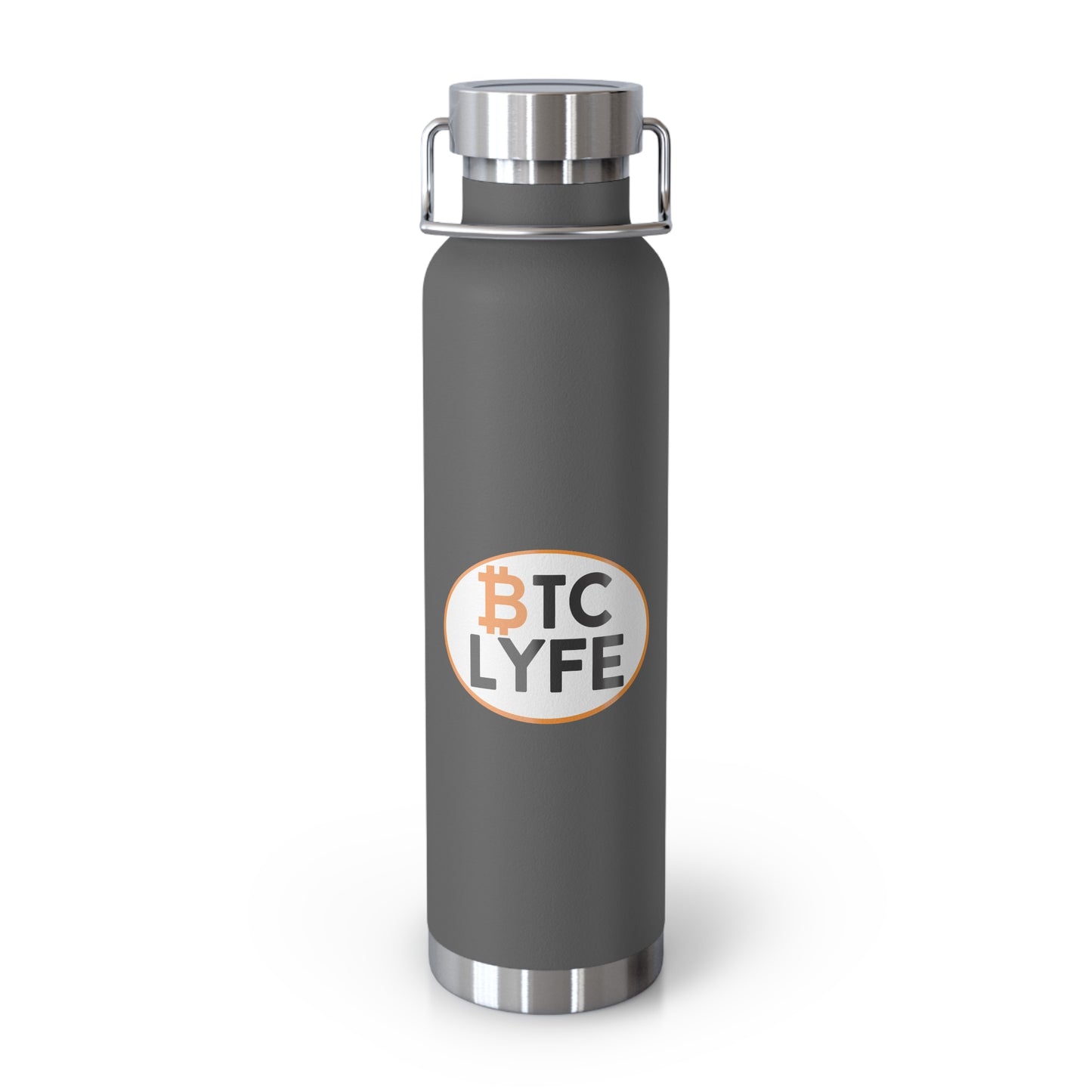Bitcoin LYFE (Oval) 22oz Vacuum Insulated Bottle