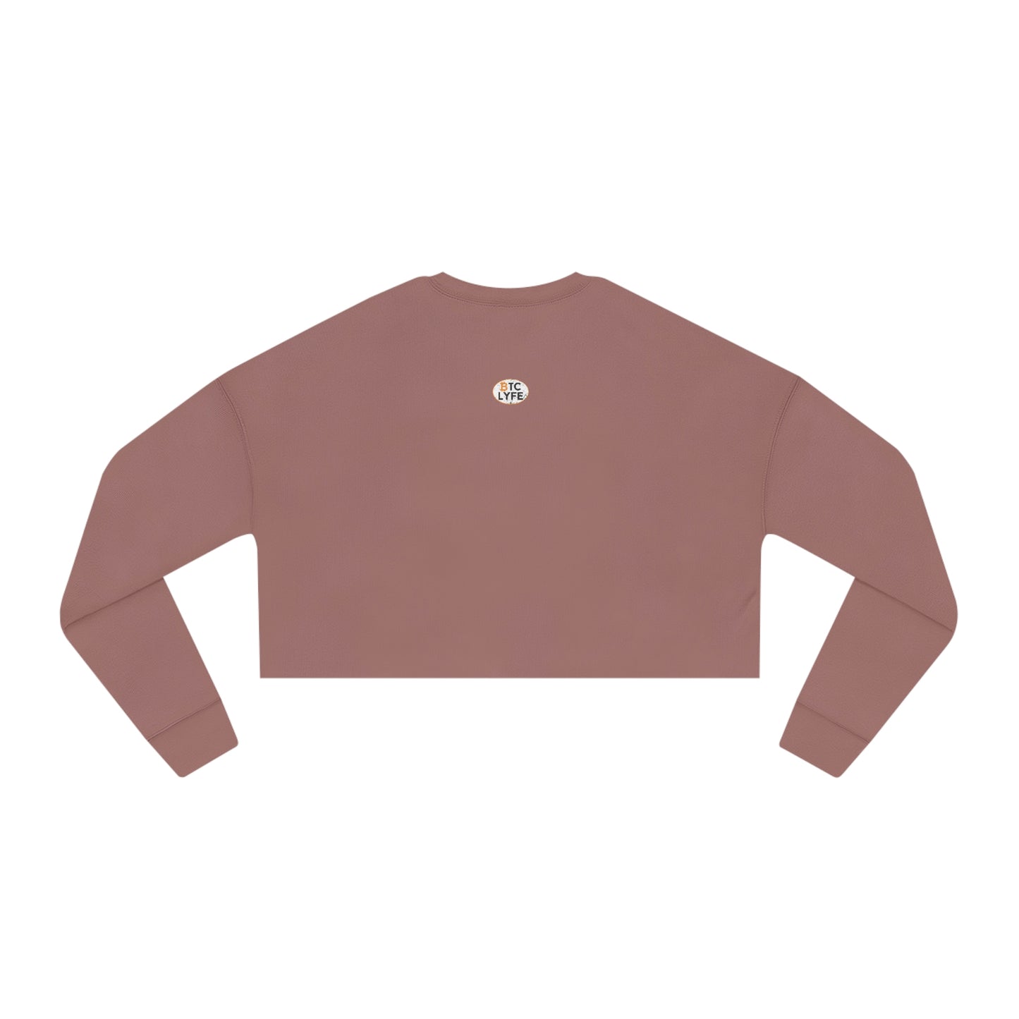 BTC Market Cap Size Matters Women's Cropped Sweatshirt