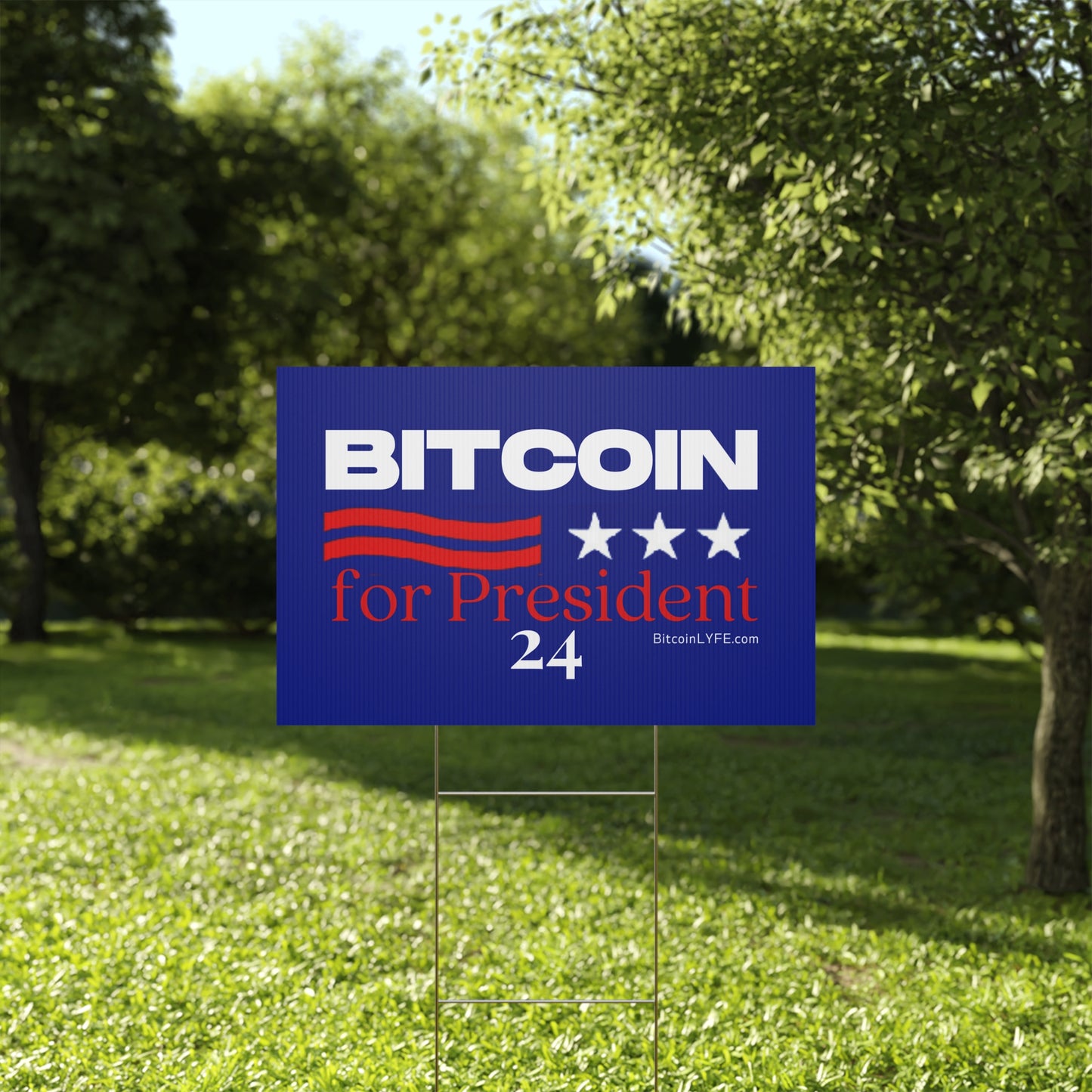 Vote - Bitbush Plastic Yard Sign