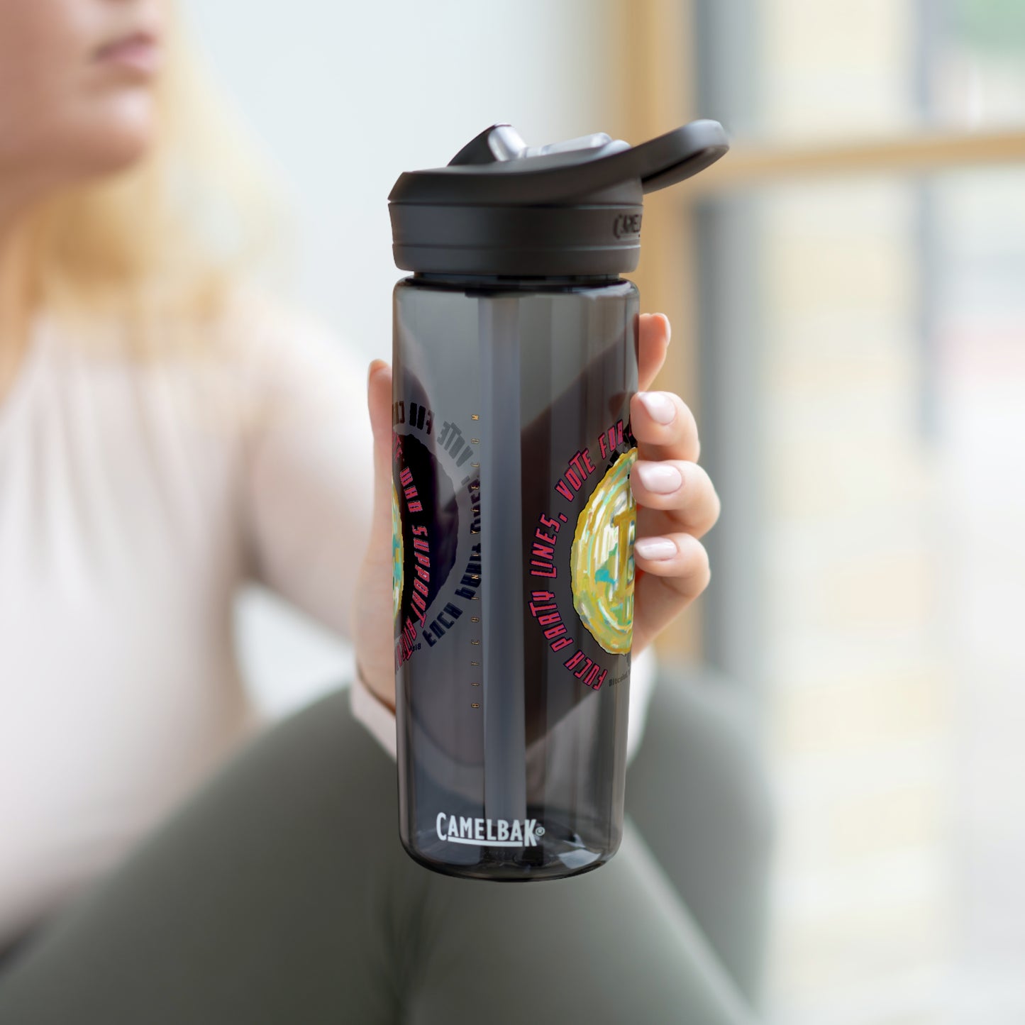 Vote - F*ck Party Lines, CamelBak Eddy® Water Bottle, 20oz\25oz